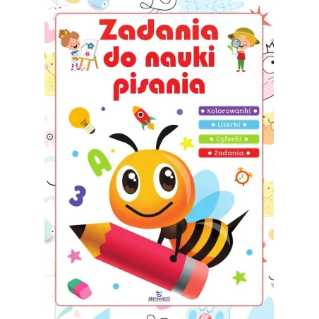 Zadania Do Nauki Pisania. Kolorowanki, Cyferki, Literki, Zadania