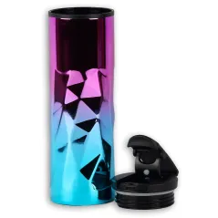 KUBEK TERMICZNY GNIECIONY KOLOROWY 470 ML