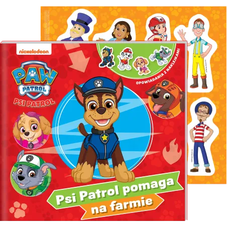 Psi Patrol Pomaga Na Farmie. Opowiadania Z Naklejkami