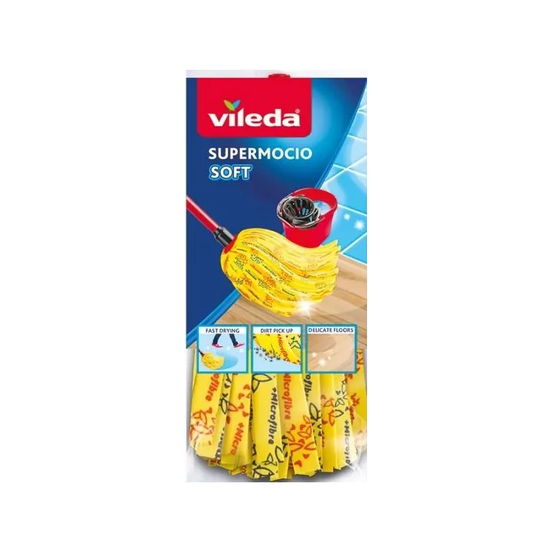 WKŁAD KOŃCÓWKA DO MOPA VILEDA SUPERMOCIO SOFT - Vileda