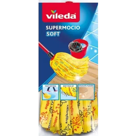 WKŁAD KOŃCÓWKA DO MOPA VILEDA SUPERMOCIO SOFT - Vileda