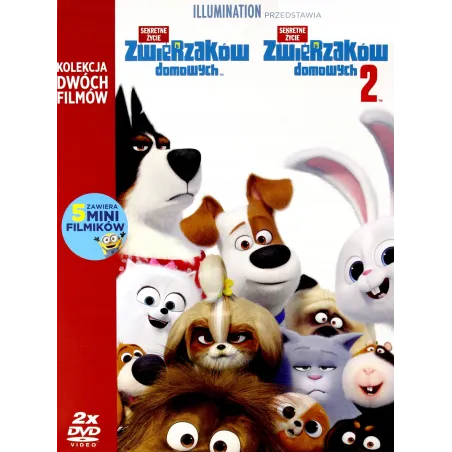SEKRETNE ŻYCIE ZWIERZAKÓW DOMOWYCH 1-2 2XDVD PL
