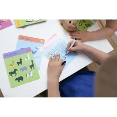 ZWIERZĘTA GRYZMOŁKI 60 ZADAŃ + FLAMASTER KAPITAN NAUKA 3-6 LAT