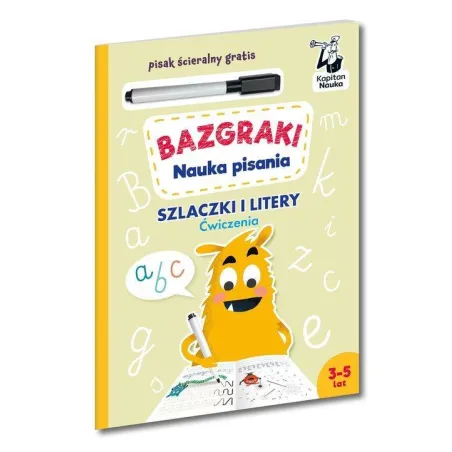 Bazgraki. Nauka Pisania. Szlaczki I Litery Kapitan Nauka 3-5 Lat