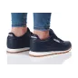 Reebok Classic Leather Gum Buty Damskie Granatowo-Białe Rozmiar 36,5