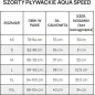 Spodenki Kąpielowe Męskie Evan Pomarańczowo-Czarne Rozmiar L Aqua-Speed