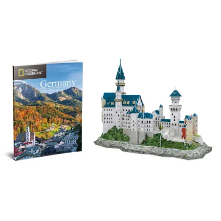 Puzzle 3D Architektura Zamek Neuschwanstein National Geographic 8+