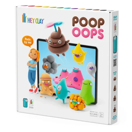 Hey Clay Ciastolina Poop Oops – Kreatywna Masa Plastyczna 3+