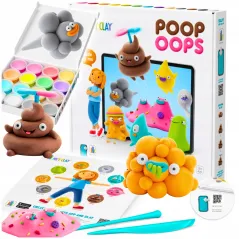 HEY CLAY CIASTOLINA POOP OOPS – KREATYWNA MASA PLASTYCZNA 3+