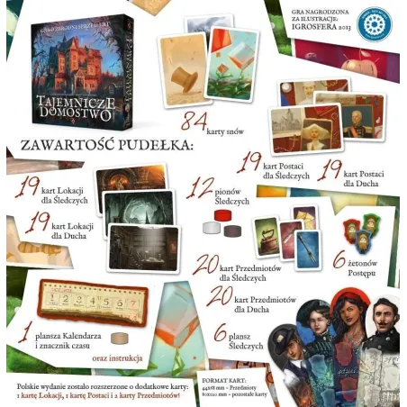 Tajemnicze Domostwo Gra Planszowa 8+