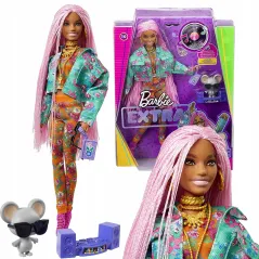 LALKA BARBIE EXTRA PINK BRAITS Z AKCESORIAMI 3+
