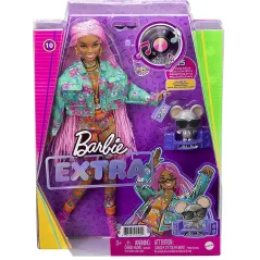 LALKA BARBIE EXTRA PINK BRAITS Z AKCESORIAMI 3+