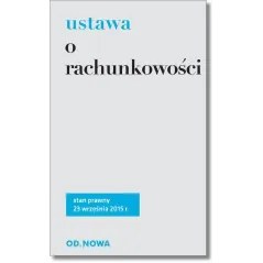 USTAWA O RACHUNKOWOŚCI Anna Prus - od.nowa