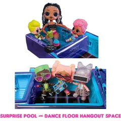 L.O.L. SURPRISE! LALKA I SAMOCHÓD UV DANCE MACHINE 3W1 MGA 4+