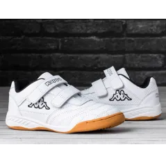 Buty Dla Dzieci Kappa Kickoff Biało-Czarne Rozmiar 29