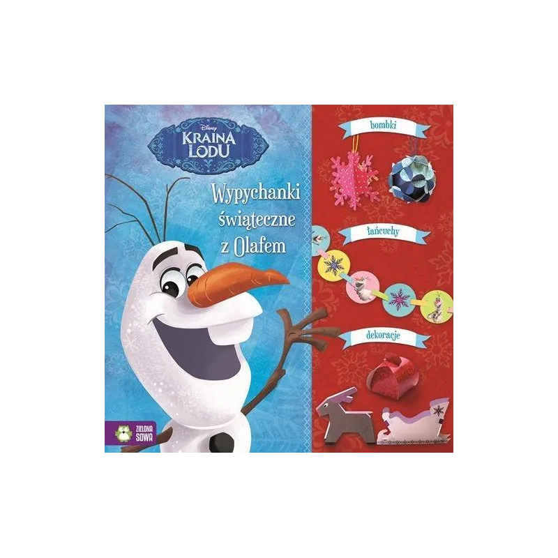DISNEY KRAINA LODU. WYPYCHANKI ŚWIĄTECZNE Z OLAFEM