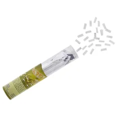 KONFETTI PNEUMATYCZNE SREBRNE PASKI 20 CM - Godan
