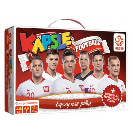 Kapsle Football Sportowa Gra Rodzinna 5+