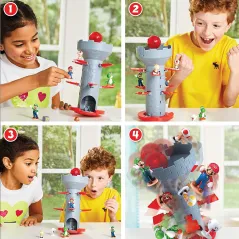 SUPER MARIO GRA BALANSUJĄCA WIEŻA SHAKY TOWER 4+