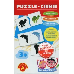 EDUKACYJNE PUZZLE DLA DZIECI CIENIE ZABAWA I NAUKA ALEXANDER 3+