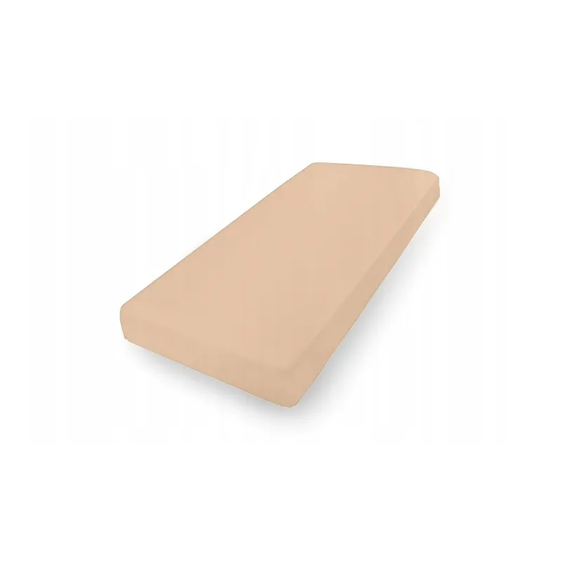 PRZEŚCIERADŁO JERSEY 180 X 200 BEŻOWE MATEX