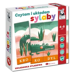 CZYTAM I UKŁADAM SYLABY UKŁADANKA SYLABOWA KAPITAN NAUKA 4-8 LAT - Edgard