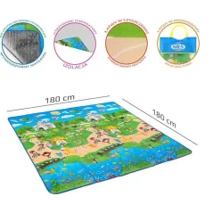 KOC PIKNIKOWY TERMOIZOLACYJNY DLA DZIECI 180x180 NILS CAMP