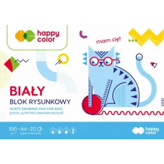 BLOK RYSUNKOWY BIAŁY A4 20 KARTEK