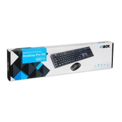 Zestaw Bezprzewodowy Ibox Desktop Pro Kit Klawiatura + Mysz Czarna