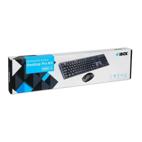 Zestaw Bezprzewodowy Ibox Desktop Pro Kit Klawiatura + Mysz Czarna