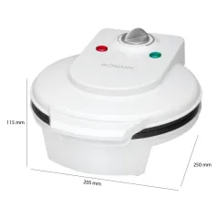 Gofrownica Z Termostatem Bomann Wa 5018 Cb Biała 1200W Z Termostatem