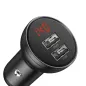 Ładowarka Samochodowa 24W | 2X Usb + Kabel 3W1 Type-C / Micro Usb / Lightning Baseus