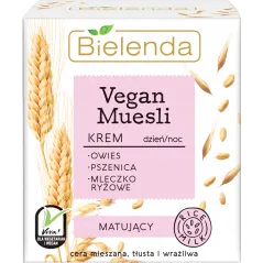 KREM MATUJĄCY DO CERY TŁUSTEJ MIESZANEJ 50ML BIELENDA VEGAN