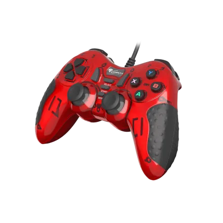Gamepad Genesis Mangan 200 | Przewodowy Kontroler Pc Z Wibracjami I Turbo