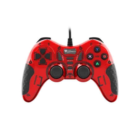 Gamepad Genesis Mangan 200 | Przewodowy Kontroler Pc Z Wibracjami I Turbo