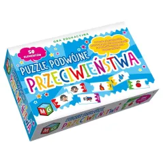 PUZZLE EDUKACYJNE PRZECIWIEŃSTWA 50 ELEMENTÓW MULTIGRA 4+