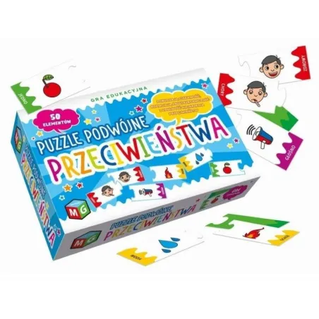 Puzzle Edukacyjne Przeciwieństwa 50 Elementów Multigra 4+