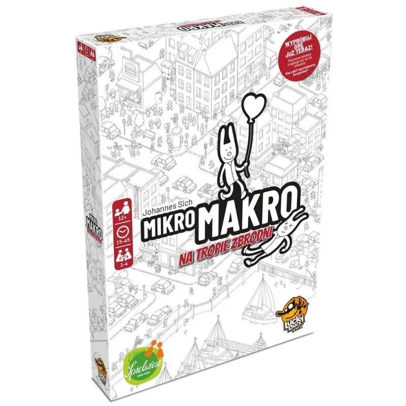 MIKROMAKRO: NA TROPIE ZBRODNI GRA PLANSZOWA 12+