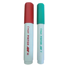 MARKER PERMANENTNY ZIELONY F + CZERWONY M PILOT 2 SZTUKI - Pilot