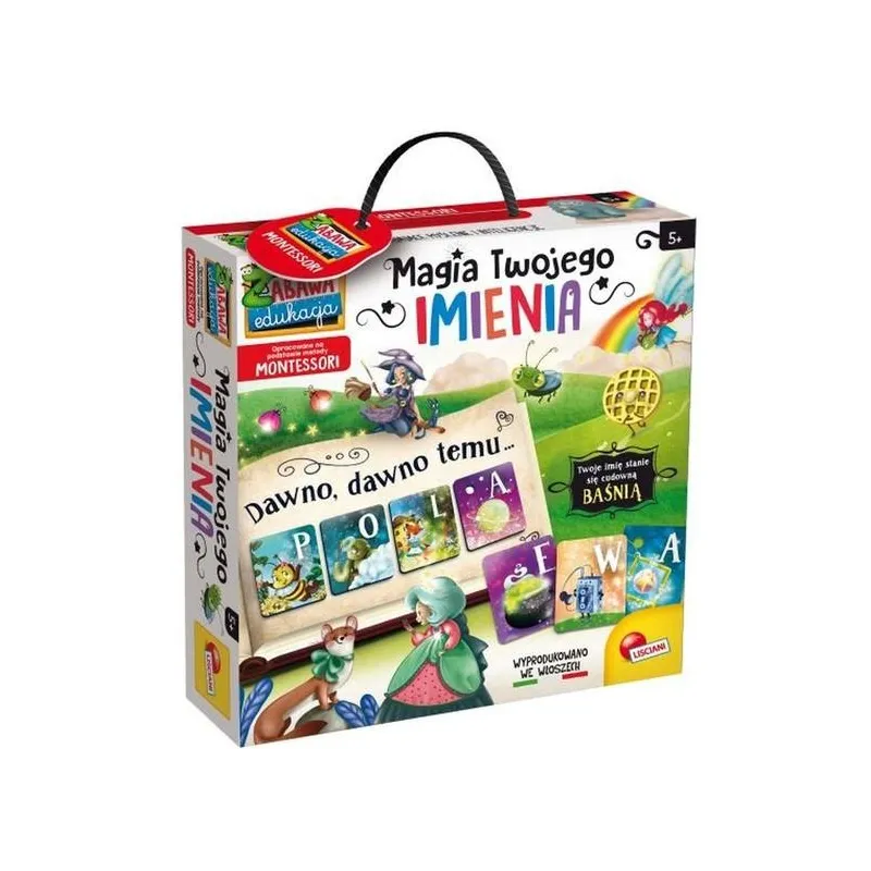 GRA MONTESSORI MAGIA TWOJEGO IMIENIA LISCIANI 5+