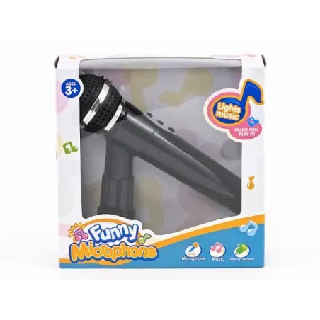 MIKROFON NA BATERIE ZABAWKA MUZYCZNA DLA DZIECI ADAR 3+