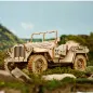 Puzzle 3D Drewniane Robotime Jeep Wojskowy Zestaw Modelowy 14+