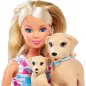 Lalka Steffi Na Spacerze Z Psami 29 Cm Simba 3+