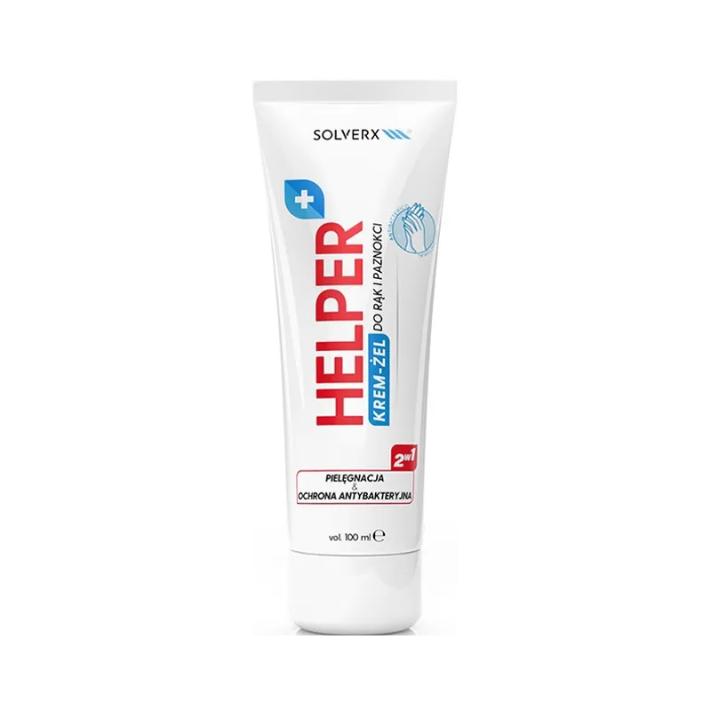 HELPER KREM ŻEL DO RĄK I PAZNKOKCI 100ML SOLVERX