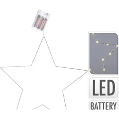 DEKORACYJNA GWIAZDA LED 45CM KOOPMAN