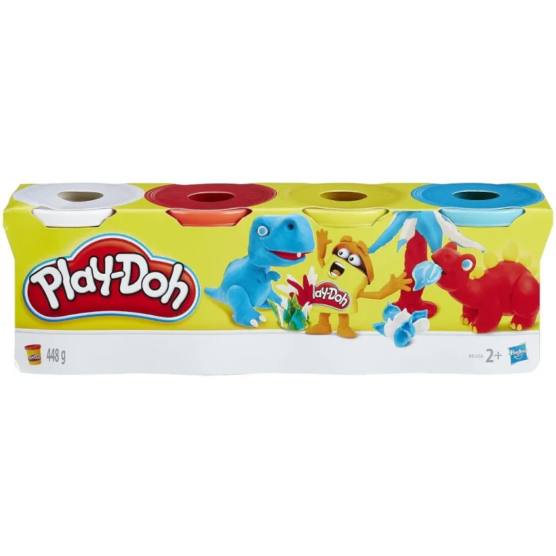 PLAY-DOH CIASTOLINA 4 KOLORY 
