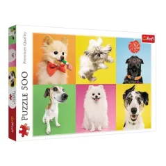PUZZLE PSY 500 ELEMENTÓW TREFL 9+
