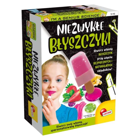 NIEZWYKŁE BŁYSZCZYKI MAŁY GENIUSZ ZESTAW DO TWORZENIA KOSMETYKÓW LISCANI 7+
