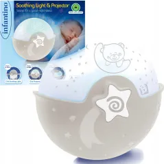Infantino Projektor 2W1 Dla Niemowląt B-Kids Beżowy