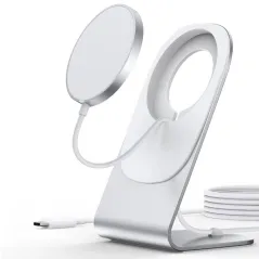 MAGNETYCZNA ŁADOWARKA BEZPRZEWODOWA QI 15W + STOJAK MAGSAFE | CHOETECH T517-F